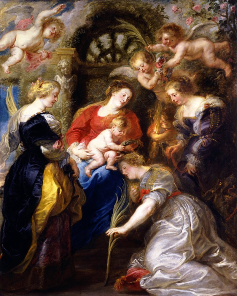 Den hellige Katarinas kroning av Peter Paul Rubens