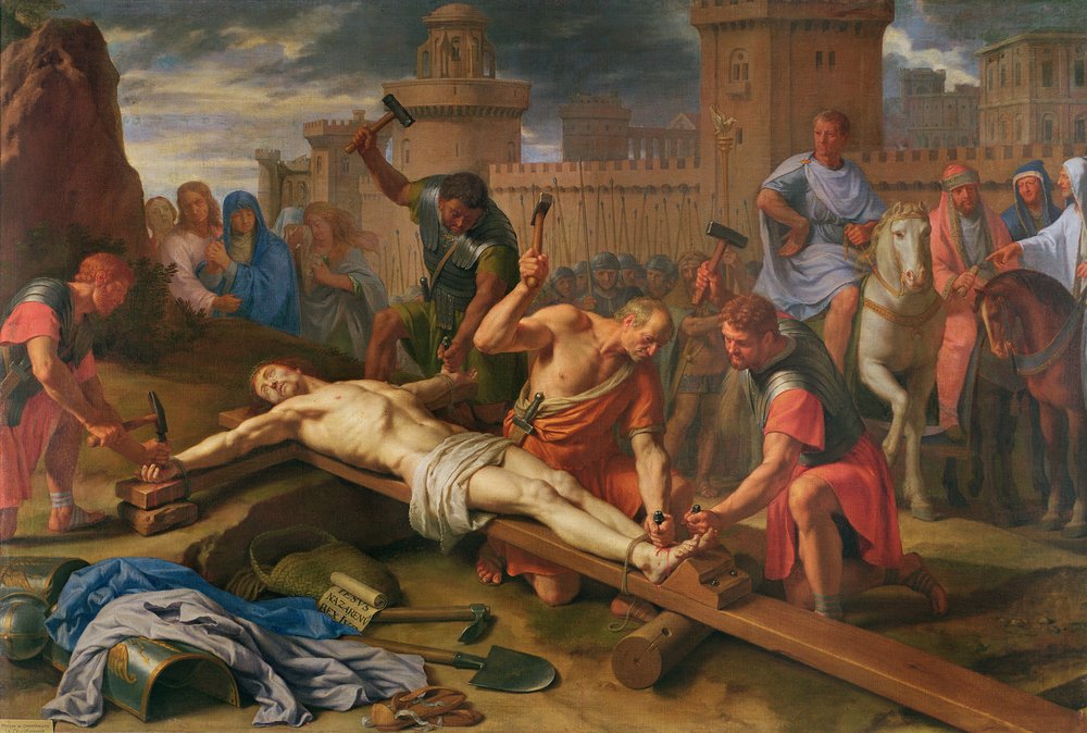 Korsfestelsen (olje på lerret) av Philippe de Champaigne