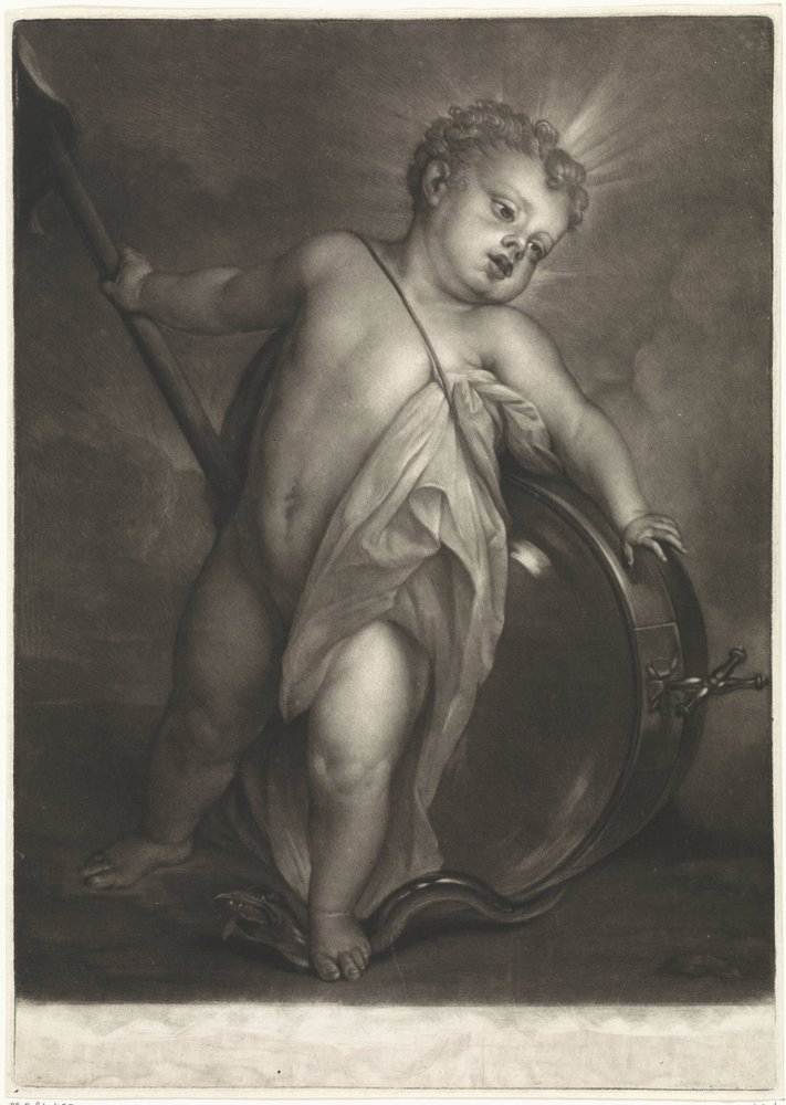 Før Christuskind als Salvatore av Pieter van Bleeck