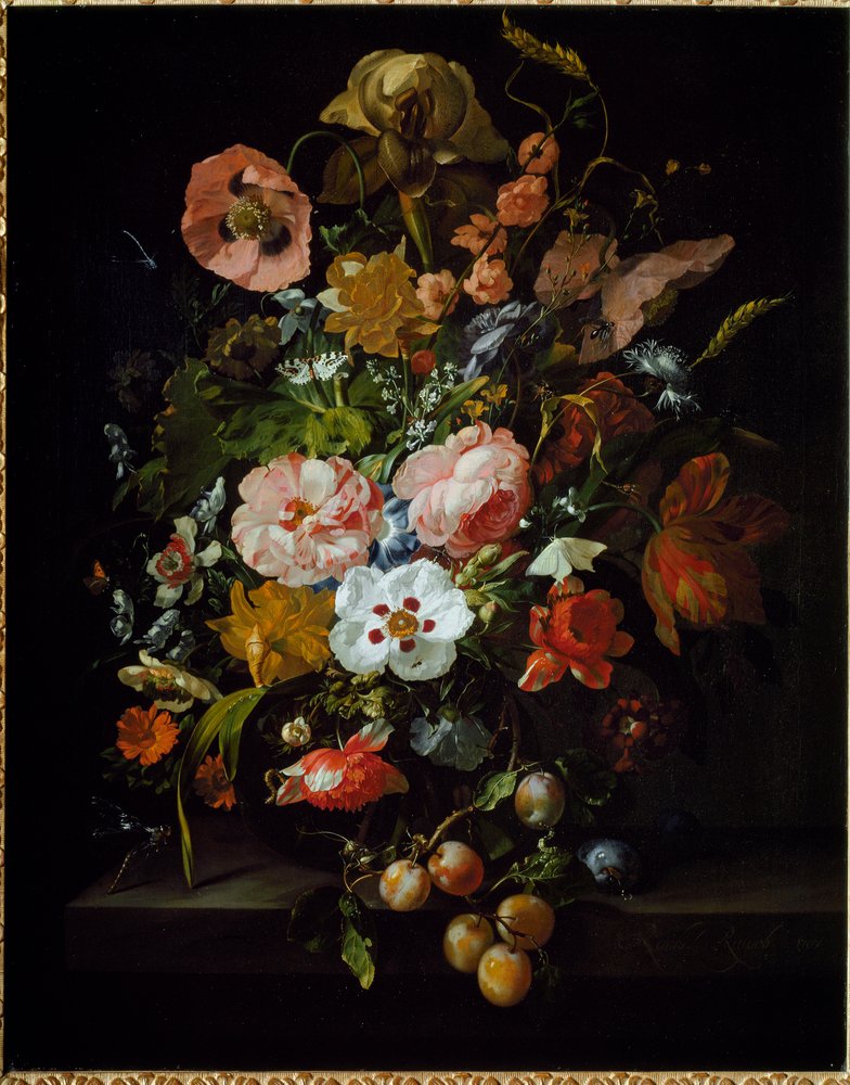 Stilleben av Rachel Ruysch