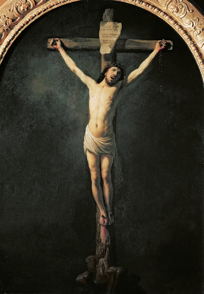 Kristus på korset av Rembrandt Harmensz. van Rijn