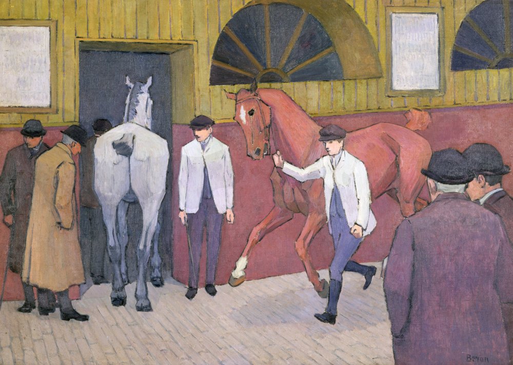 Hestemarkedet av Robert Polhill Bevan