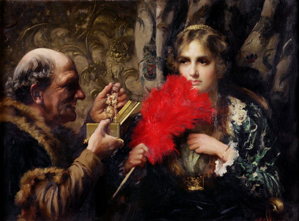 Fristelse, 1914 av Thomas Benjamin Kennington