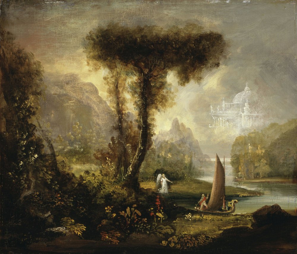 Livets reise: Ungdom (studie) av Thomas Cole