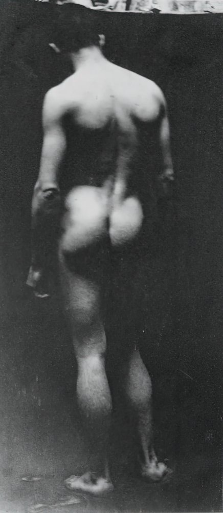 Stående naken Samuel Murray, ca. 1890-1892 av Thomas Eakins
