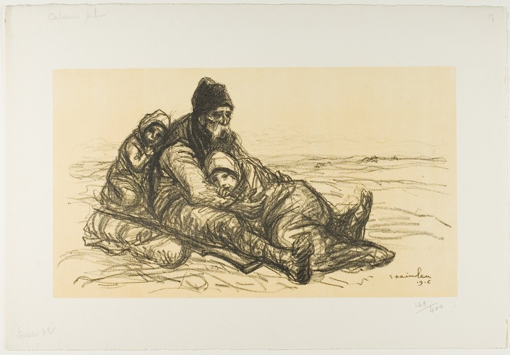 Serbisk kavaleri, andre episode av Théophile Alexandre Pierre Steinlen