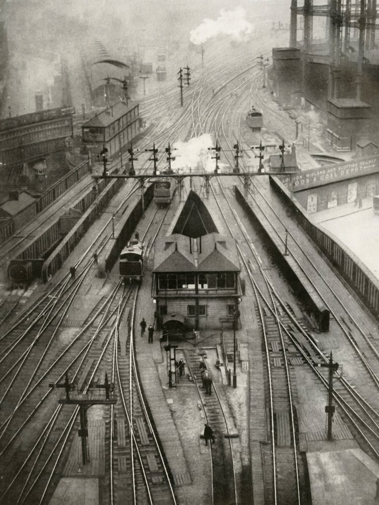 St. Pancras. En endestasjon av London, Midland og Scottish Railway, 1935. av Unbekannt