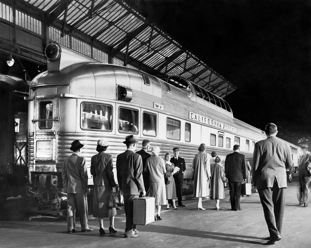 Går ombord på California Zephyr av Unbekannt Unbekannt