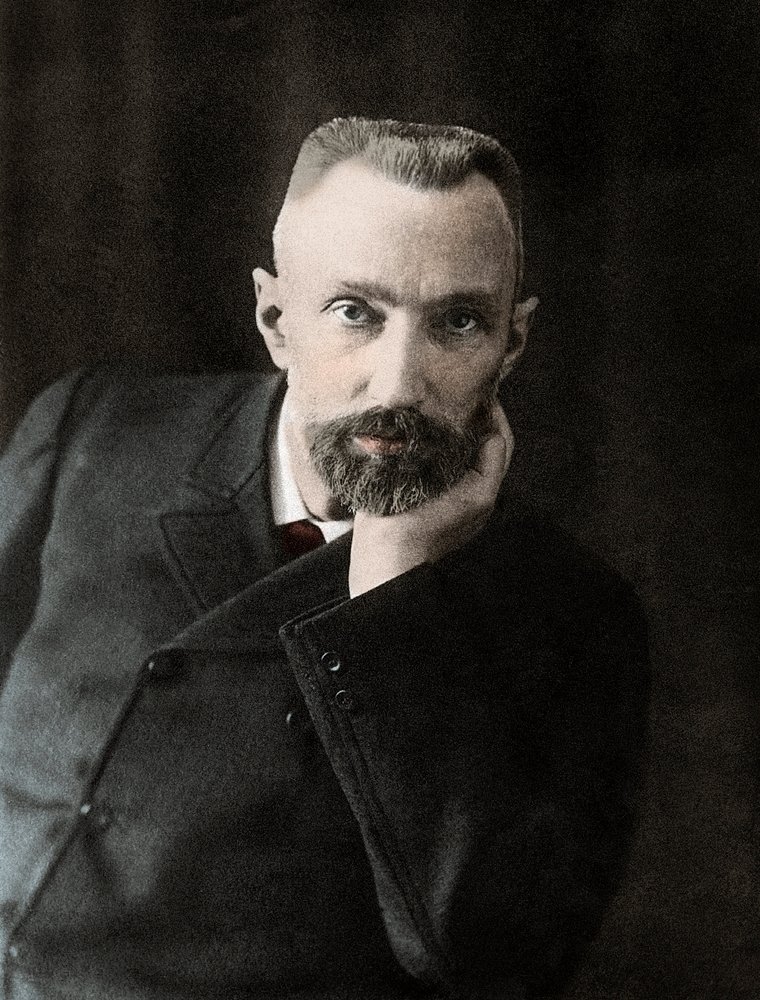 Fransk fysiker Pierre Curie - Portrett av Pierre Curie (1859–1906), fransk fysiker av Unknown photographer
