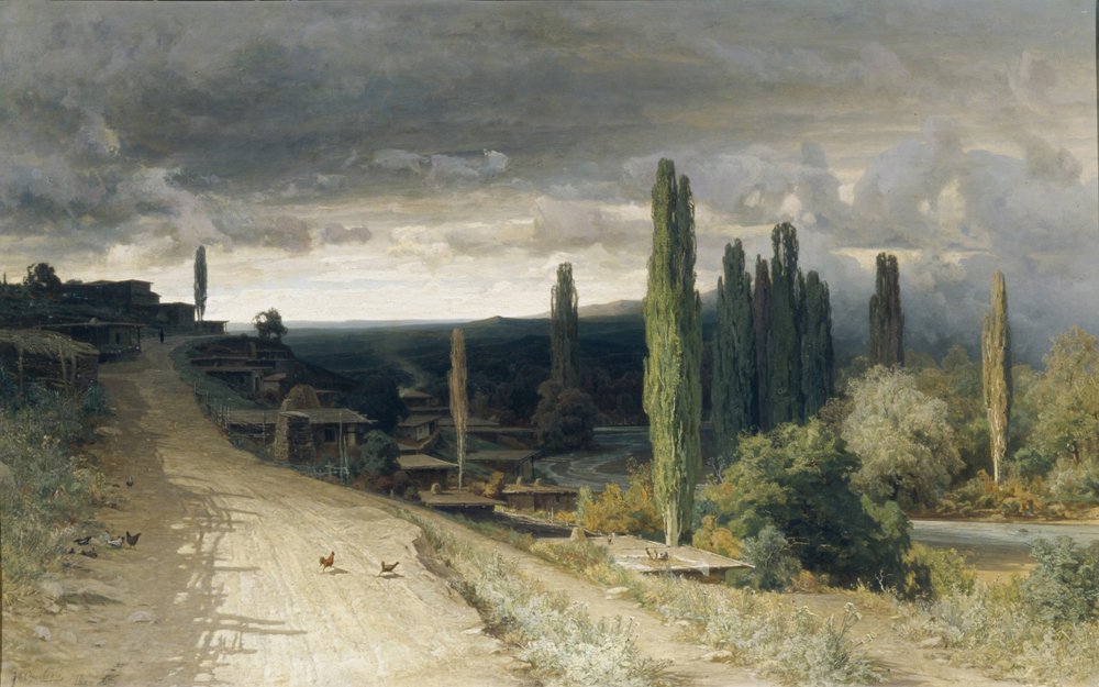 I Alushta, 1860 av Vladimir Donatovich Orlovsky