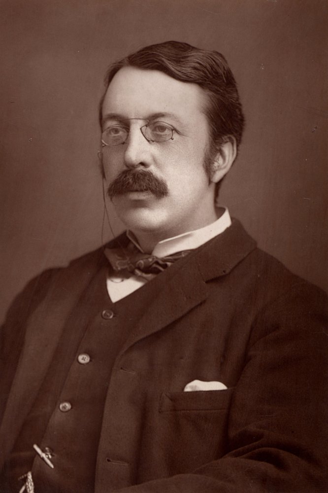 "" Charles Villiers Stanford (1852-1924) irsk komponist og musikalsk pedagog, født i Dublin. (woodburytype) av W. and D. (after) Downey