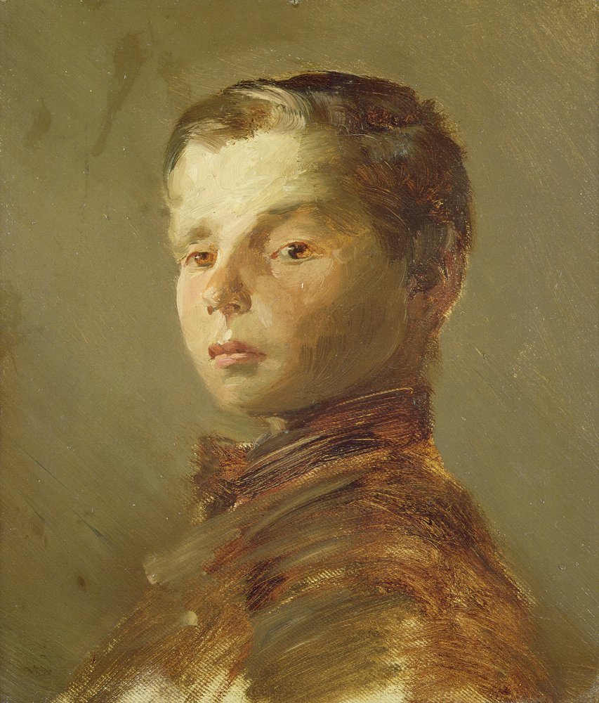 Bilde av en gutt, 1875 av Wilhelm Busch
