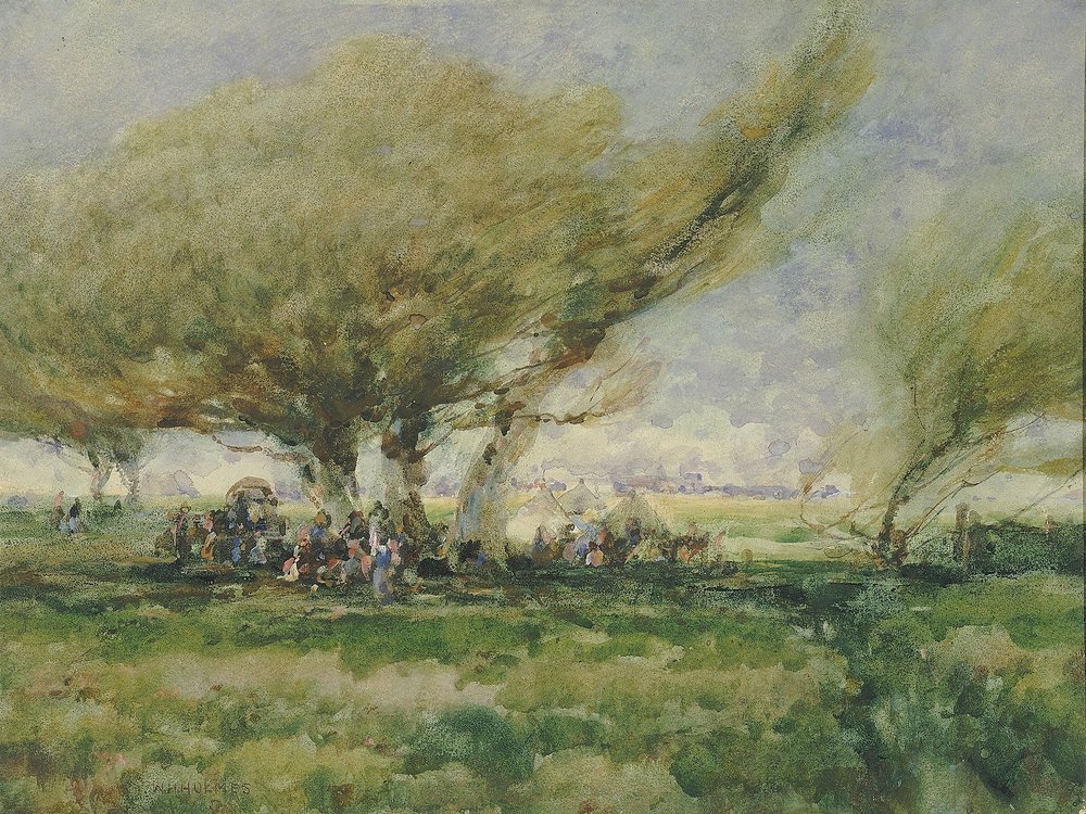En sigøynerleir av William Henry Holmes