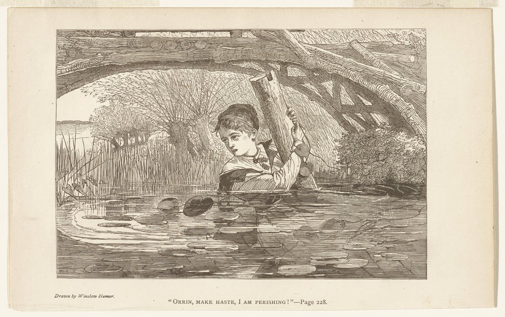 Orrin, skynd deg, jeg går til grunne av Winslow Homer