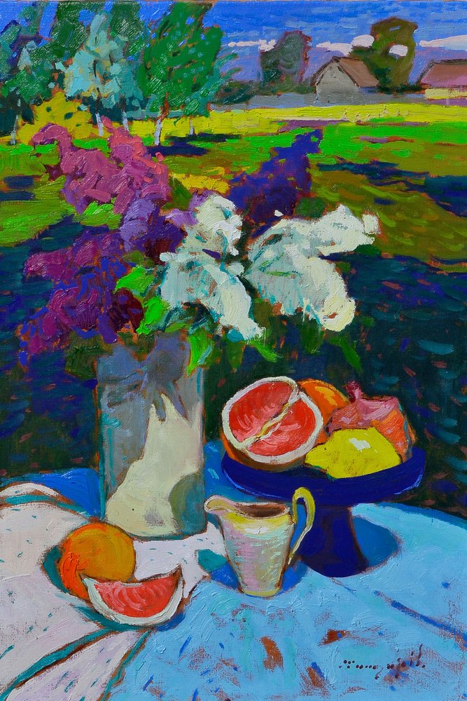 Hageblomster og sitrusfrukter av Alexander Shandor