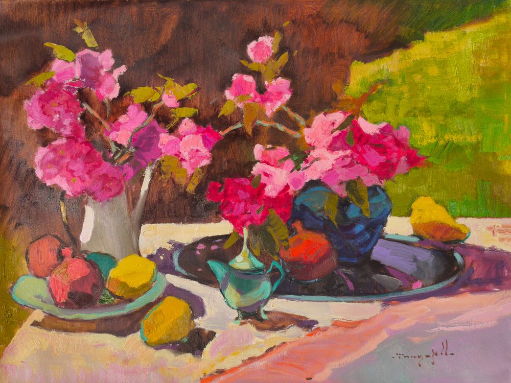 Levende blomsterstilleben av Alexander Shandor