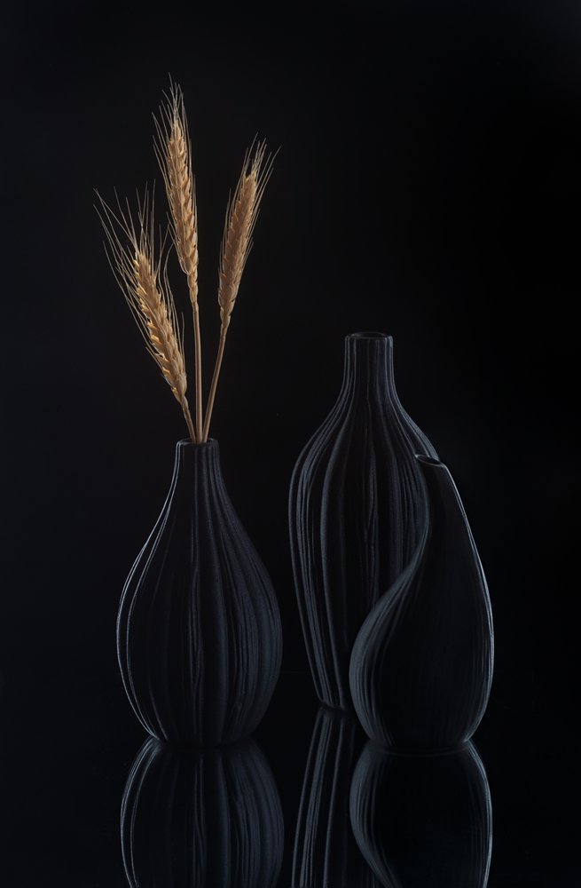 Elegant mørkt stilleben av Alice Sheng
