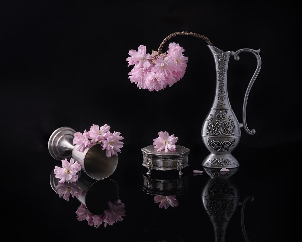 Sølv og sakura av Alice Sheng