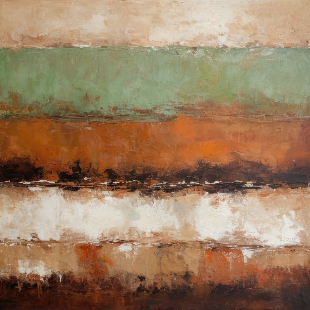 Abstrakt «Desert Horizon» av Alpenglow Workshop