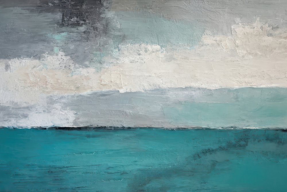Teal Ocean Horizon av Alpenglow Workshop