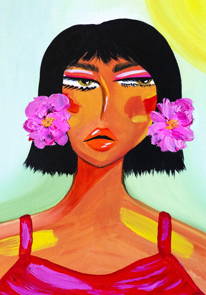 Et levende blomsterportrett av Amy Straley