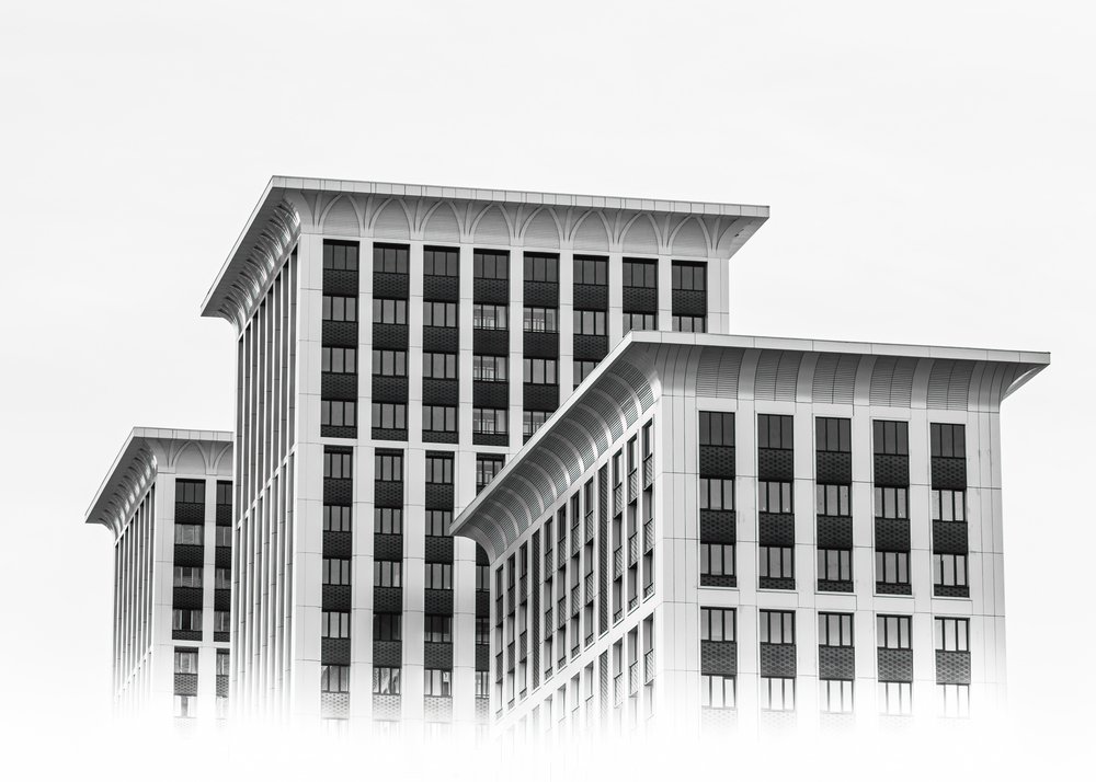 Minimalistisk byarkitektur av Andrey Kotov