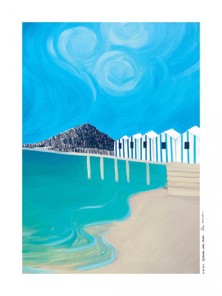 AMALFI-KYSTEN, ITALIA av Awol Art Alex