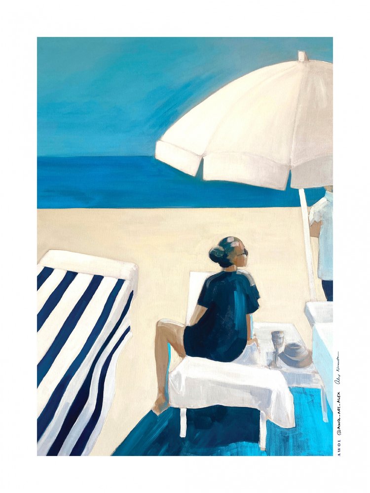 Ro på stranden av Awol Art Alex