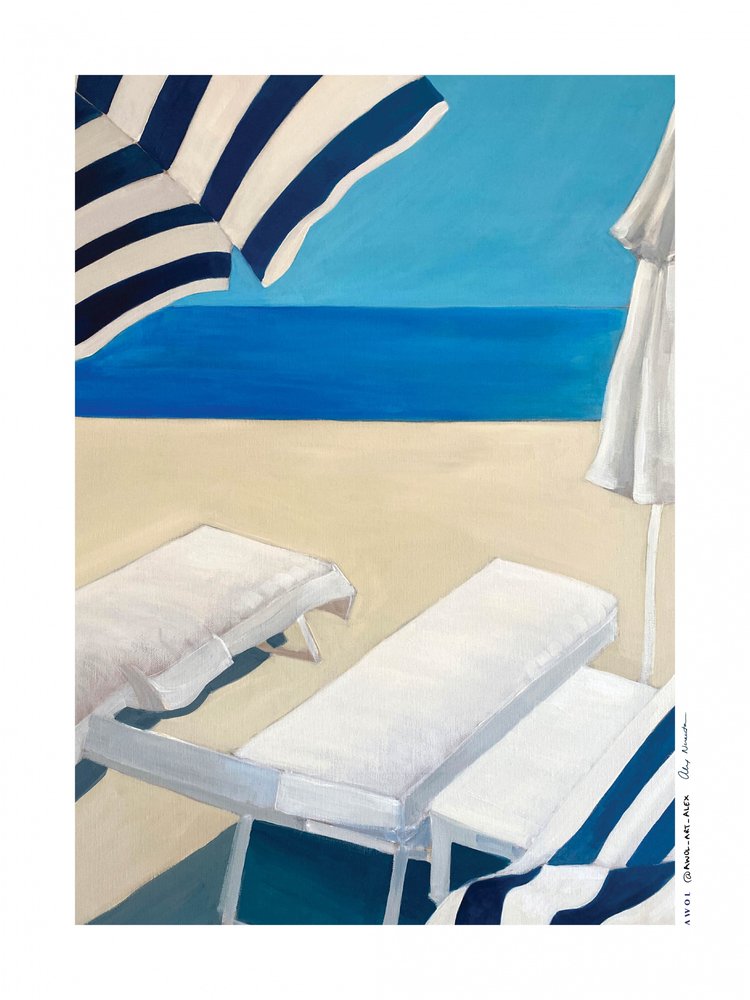 Sommerferie på stranden av Awol Art Alex