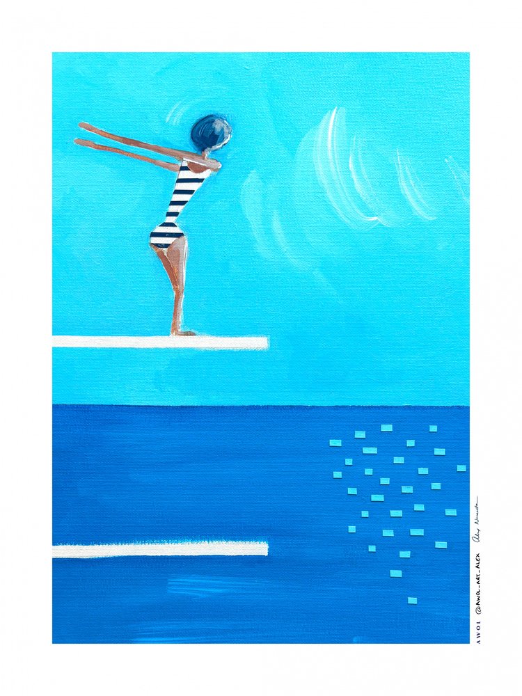 Sommerdykk av Awol Art Alex