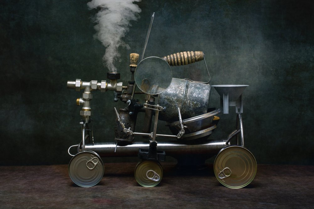 Steampunk-dampmaskin av Brig Barkow