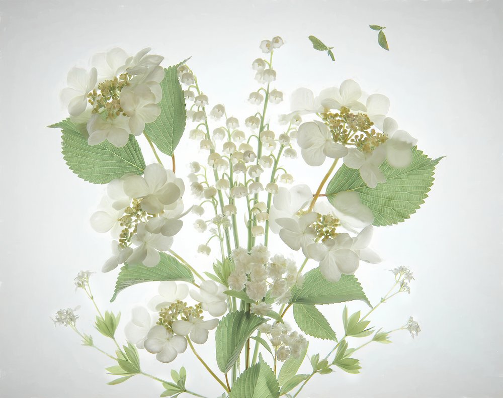 Bukett fra White Lily Valley av Catherine Wang