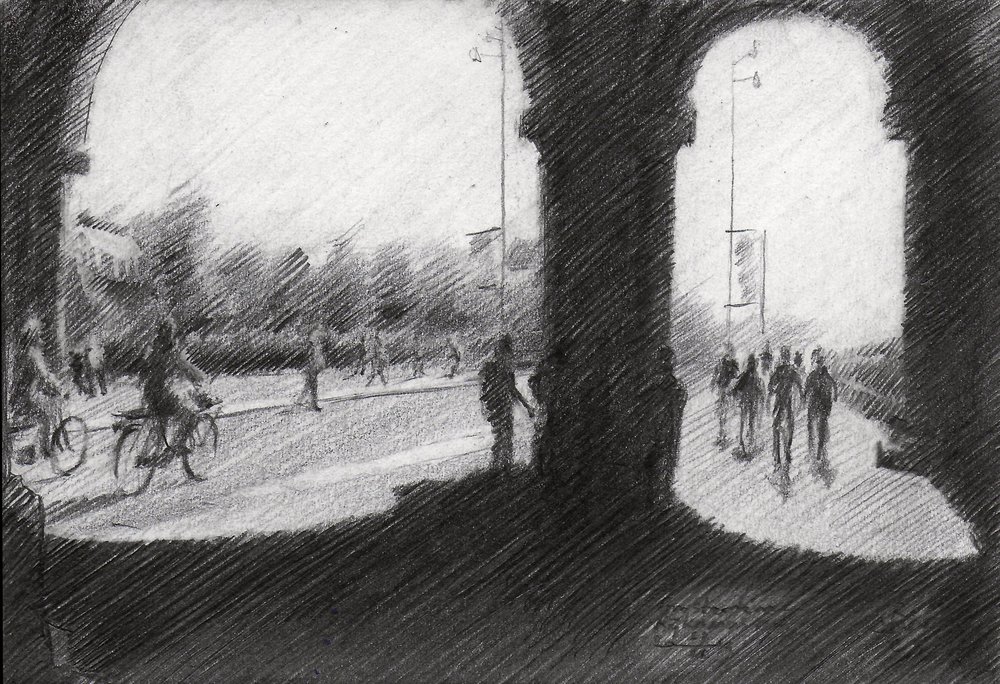 Bueformet bybilde av Corné Akkers