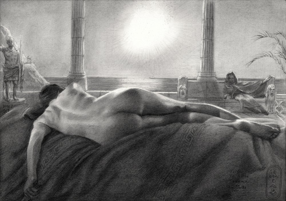 Hyllest til Alma Tadema – 28.12.21 av Corné Akkers
