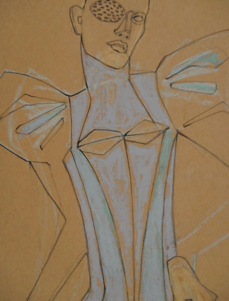 Avantgarde-motefigur av Doris Schmitz
