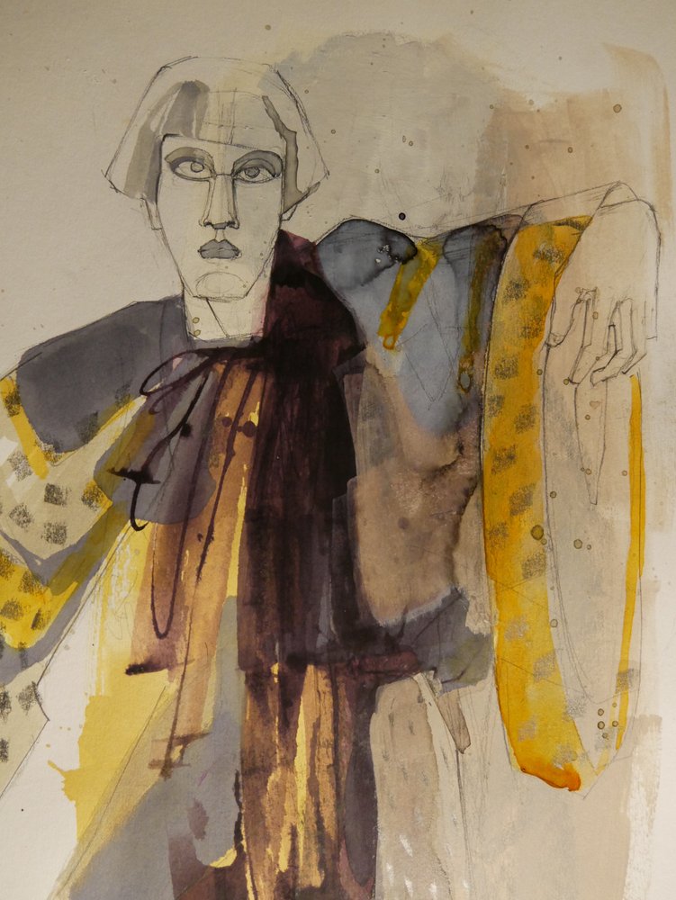 Elegant motefigur av Doris Schmitz
