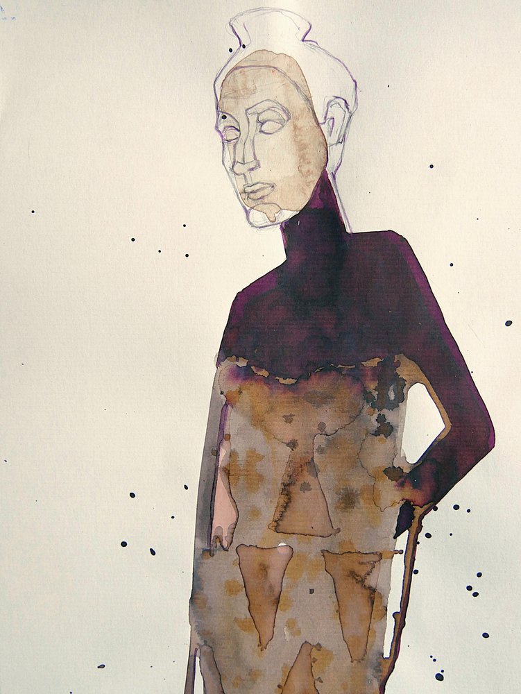 Elegant motefigur av Doris Schmitz