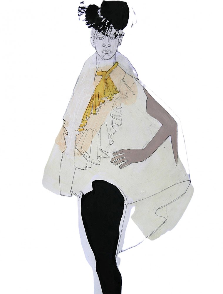 Elegant motefigur av Doris Schmitz