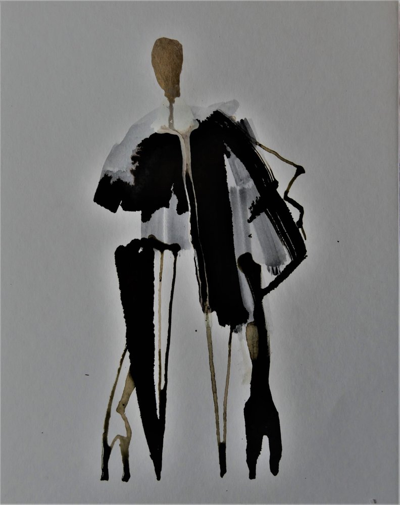 Elegant motefigur av Doris Schmitz