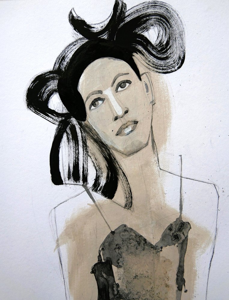 Elegant moteportrett av Doris Schmitz