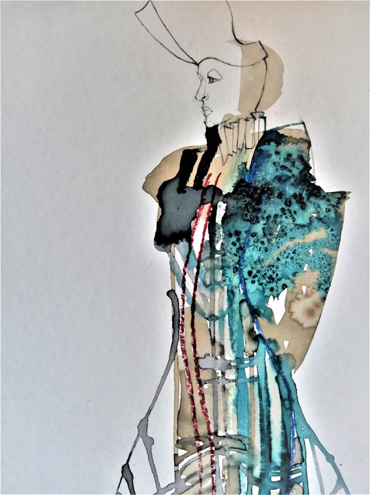 Elegant moteportrett av Doris Schmitz