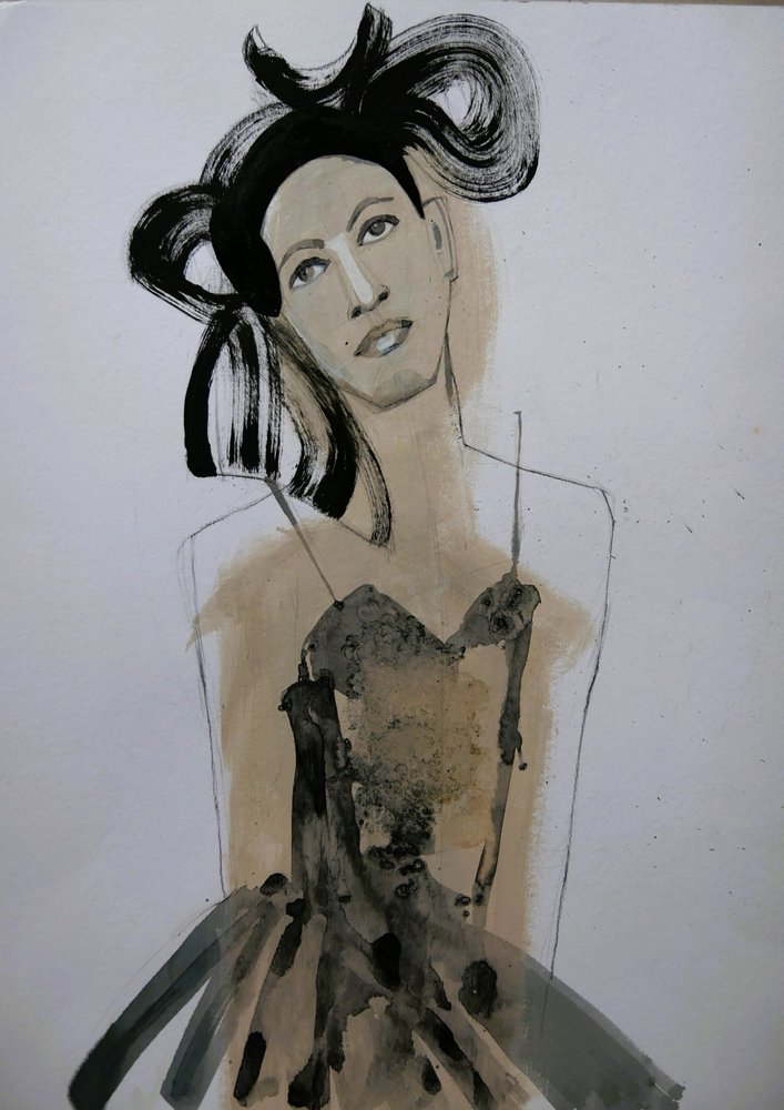 Elegant moteportrett av Doris Schmitz