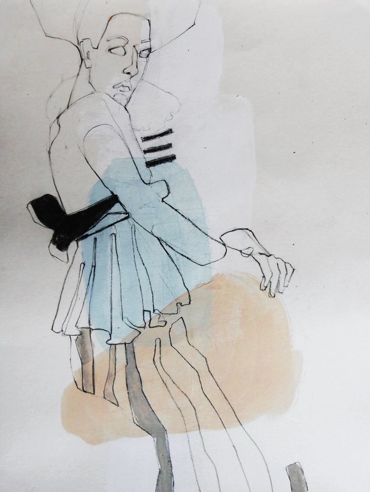 Elegant moteskisse av Doris Schmitz