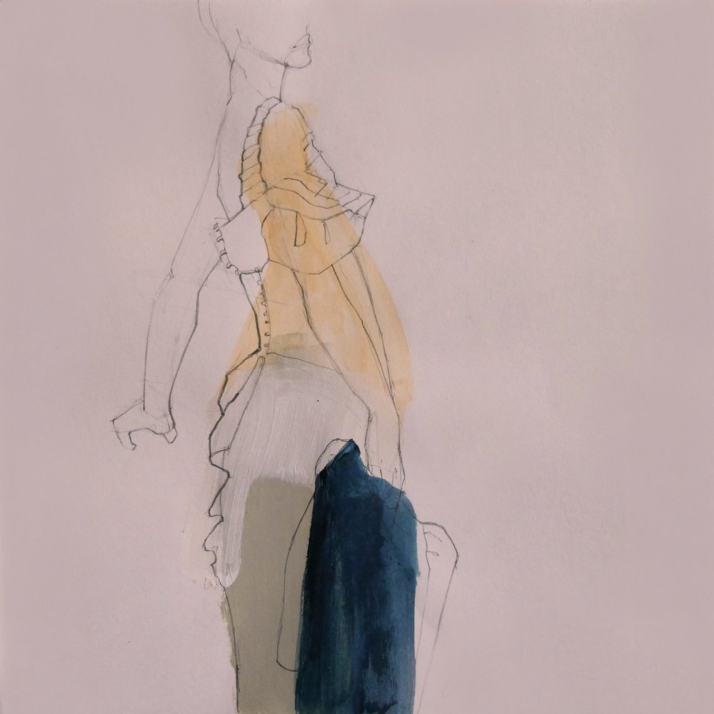 Elegant moteskisse av Doris Schmitz