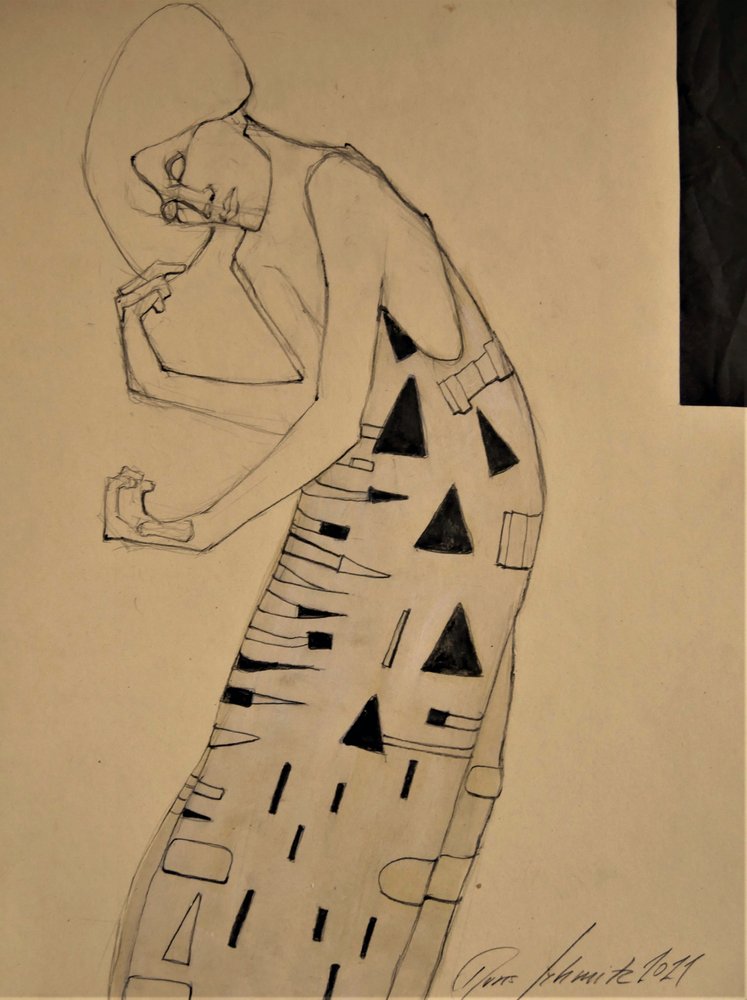 Elegant geometrisk figur av Doris Schmitz