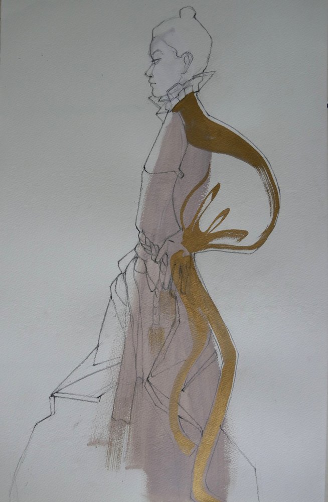 Elegant gylden mote av Doris Schmitz