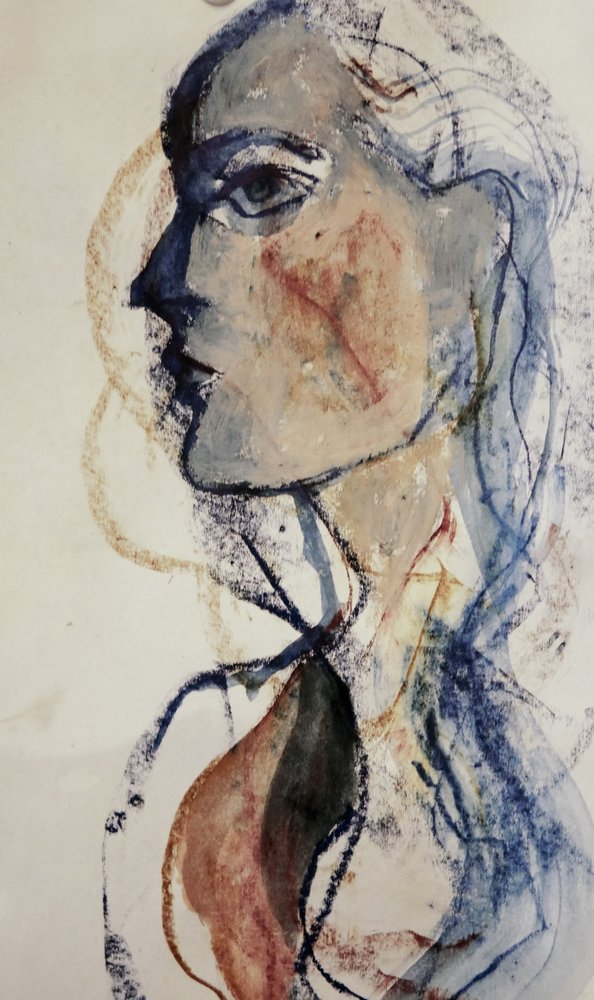 Expressive Blue-profil av Doris Schmitz