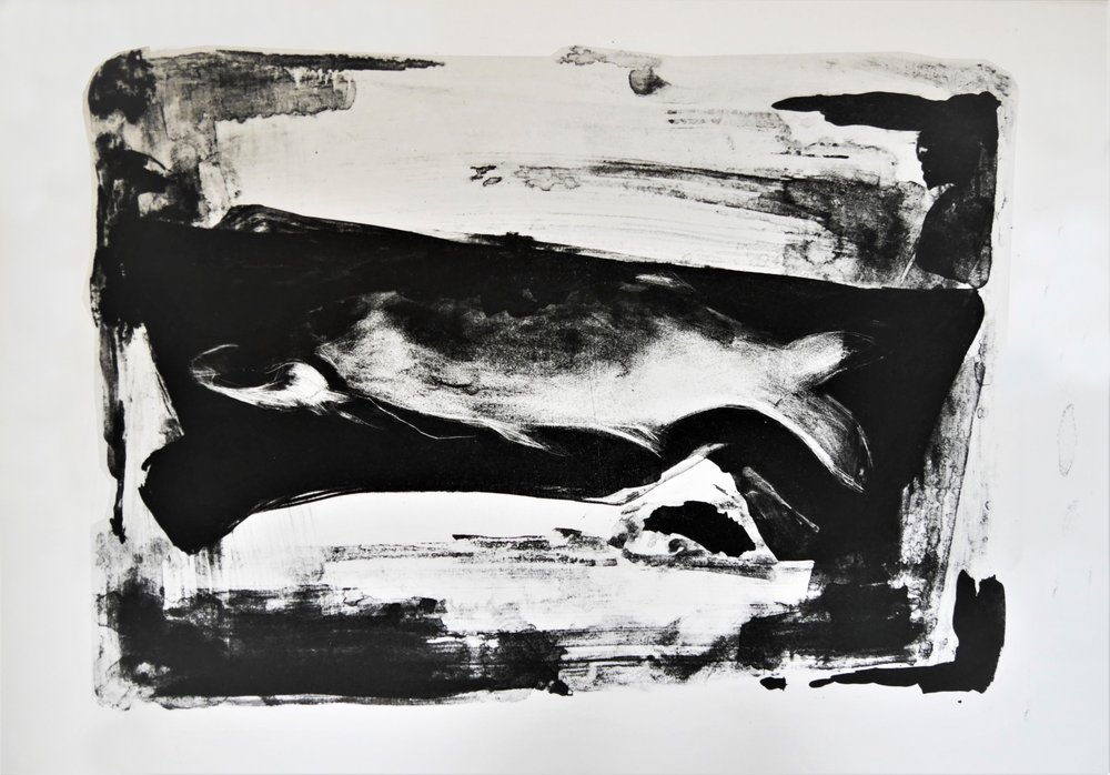 Fluid Black Shape av Doris Schmitz