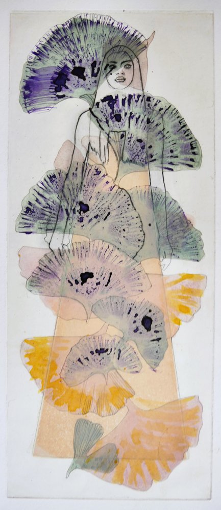 Figur av ginkgoblad av Doris Schmitz