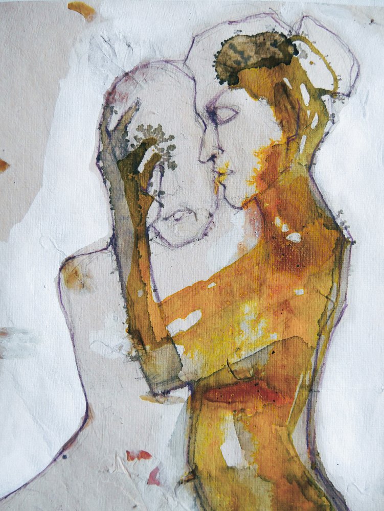 Golden Embrace av Doris Schmitz